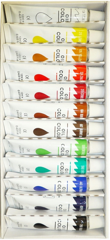 

Farby Olejne Zestaw Farba Olejna 12x12 ml