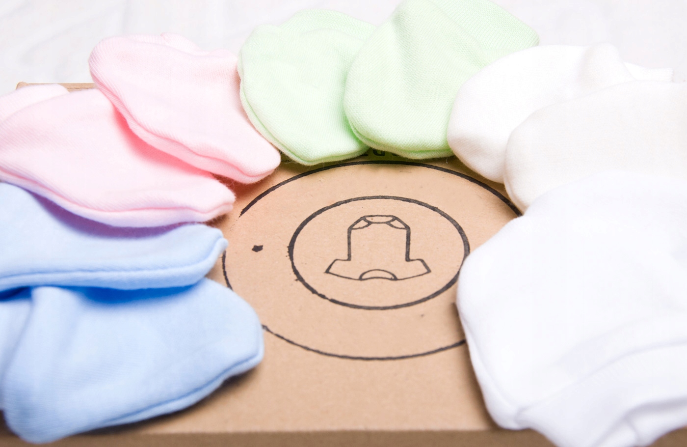 Rękawiczki niemowlęce NIEDRAPKI Łapki WYPRAWKA Płeć chłopcy