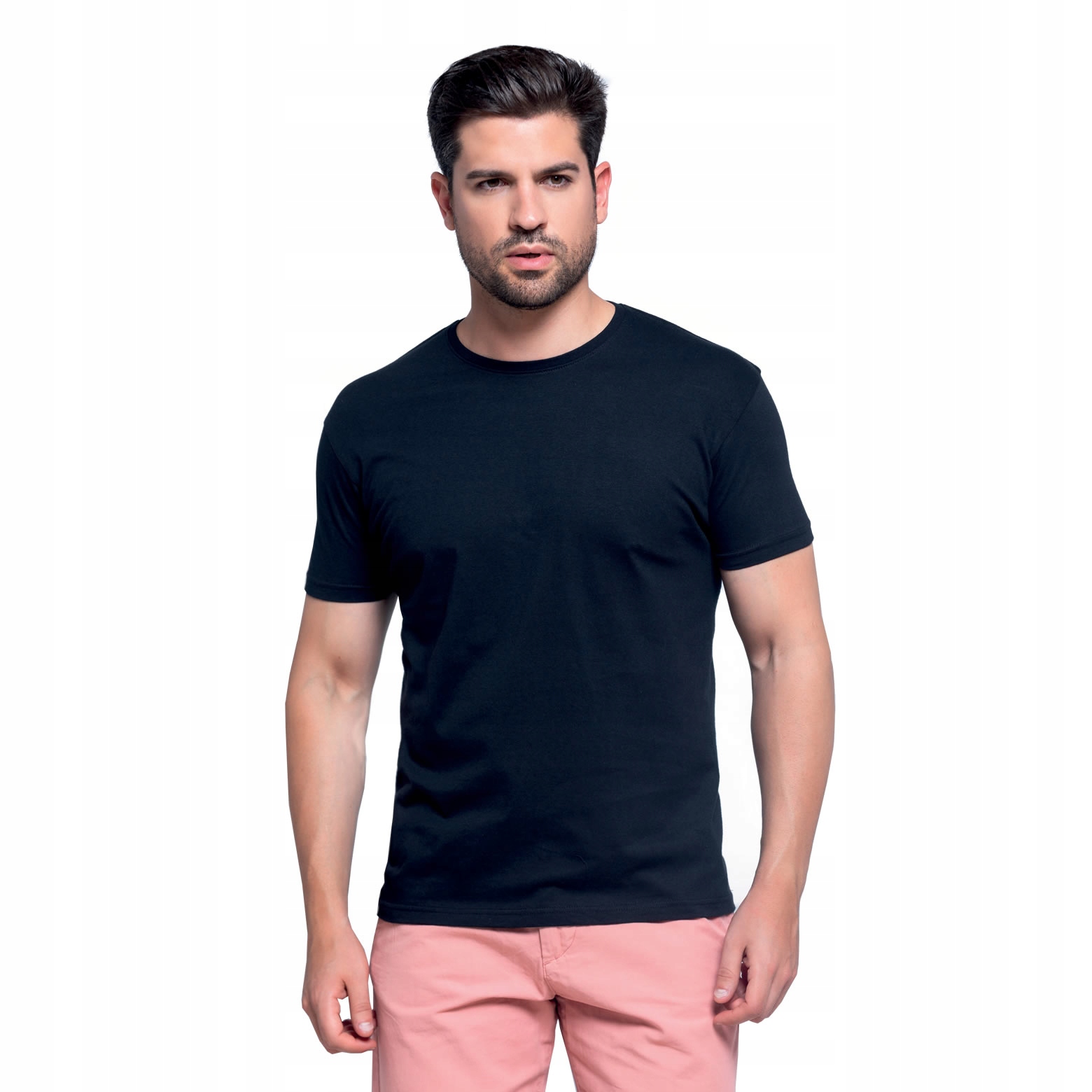 

Czarny Męski Tshirt Jhk Koszulka Męska 150 3XL