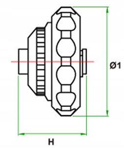 GRZECHOTKA POKRĘTŁO 1/4 MINI BITY KING TONY 2745 Marka King Tony