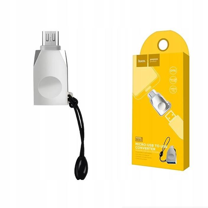 

Hoco adapter przejściówka Usb - micro Usb Otg