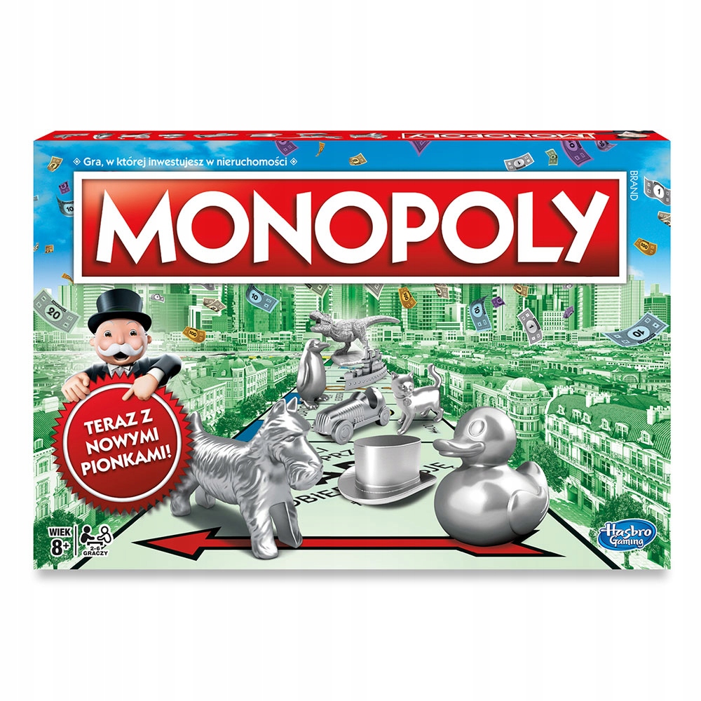 Hasbro Monopoly Standard Classic C1009 NOWA WERSJA