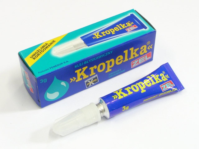 

Klej kropelka pojemność 3 g Żel