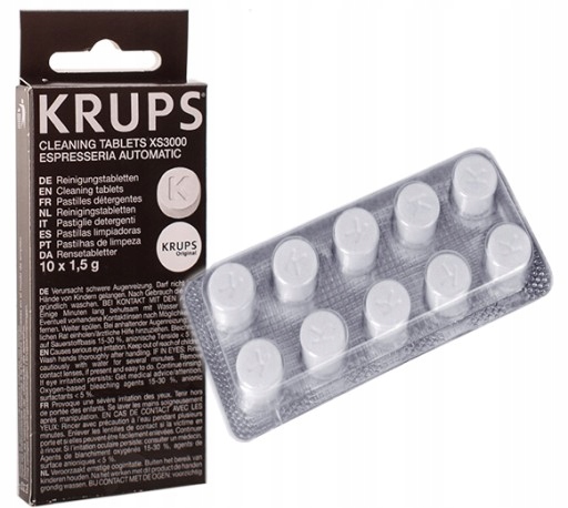 

Oryginalne tabletki czyszczące Krups XS3000