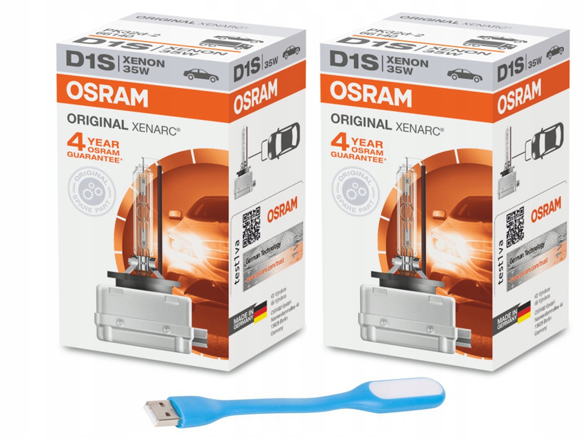 

Osram D1S 4300K Żarnik Xenon Original +lampka Usb