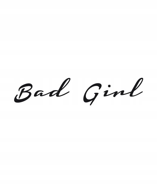 

Naklejka na auto samochód Bad Girl dziewczyna