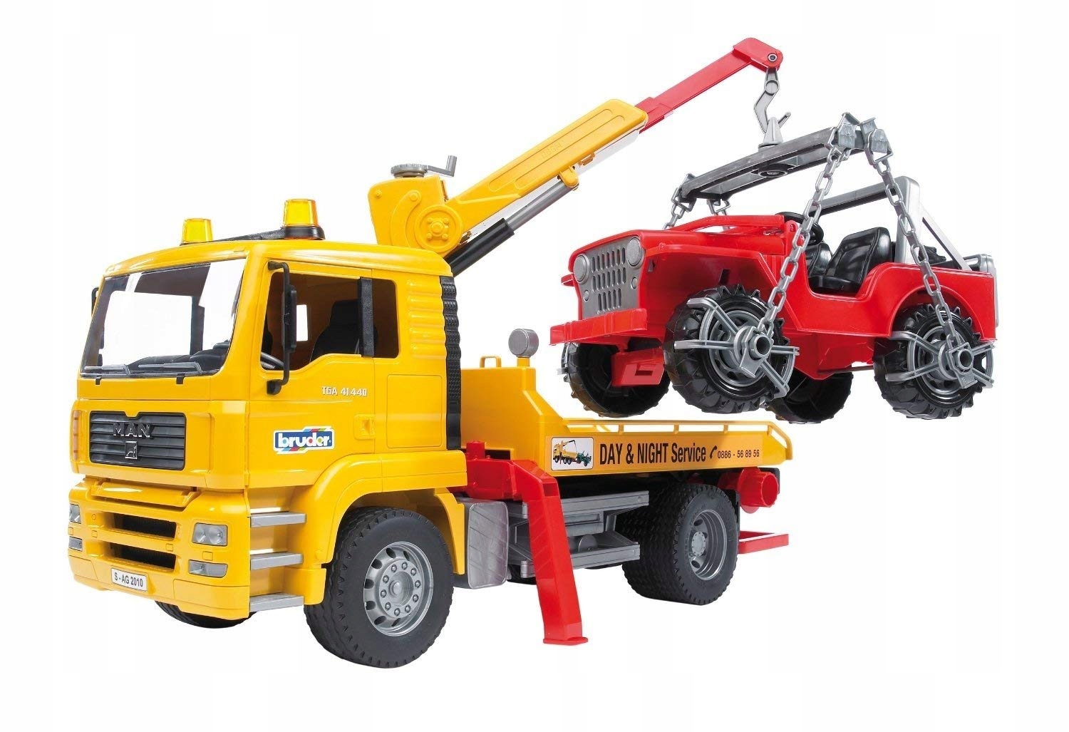 

Zestaw Bruder Man Tga / Jeep