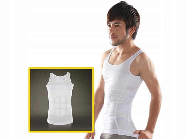 KOSZULKA MĘSKA WYSZCZUPLAJĄCA PODKOSZULKA SLIM FIT PODKOSZULEK MĘSKI XL Kolekcja Podkoszulka męska slim