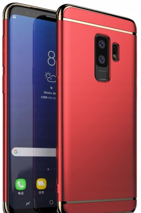 

Etui Do Samsung S9 Plus 3W1 Bumper Case+szkło