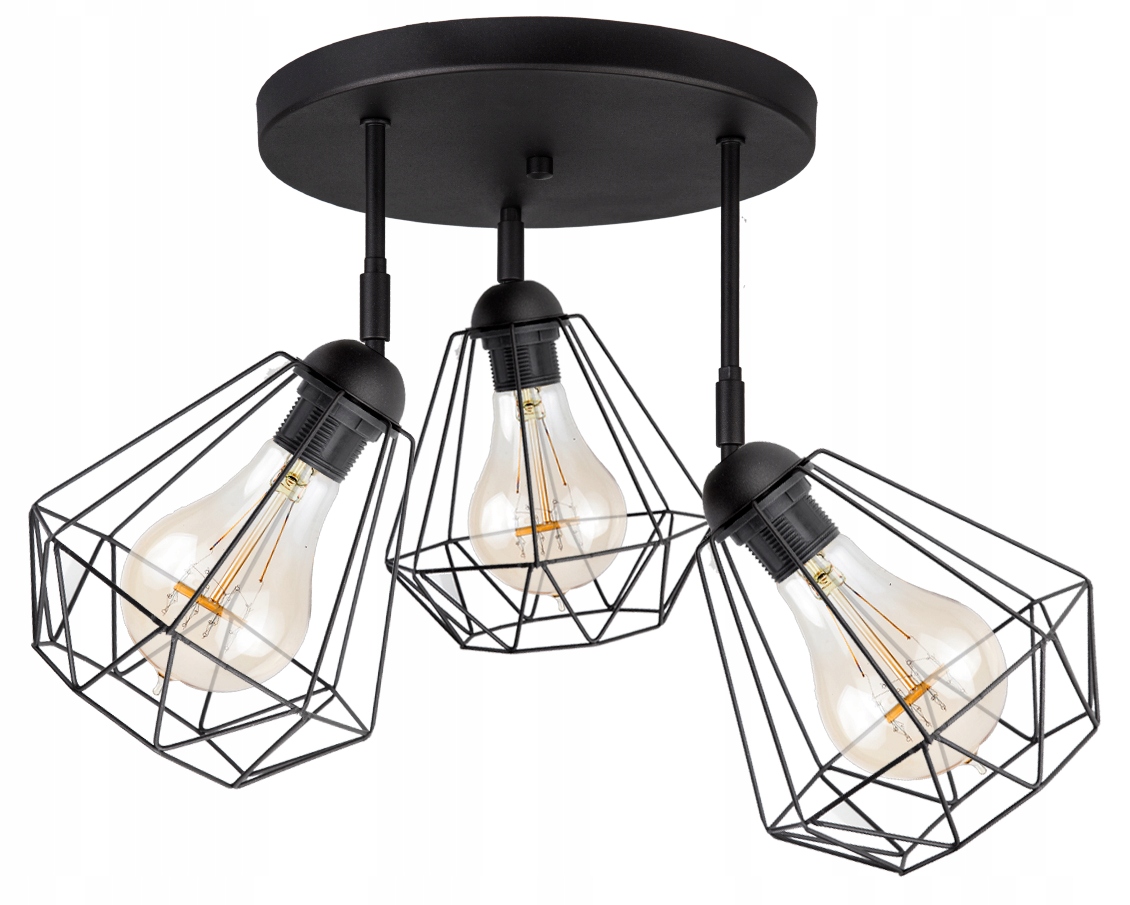 LAMPA WISZĄCA SUFITOWA ŻYRANDOL DIAMENT LOFT LED