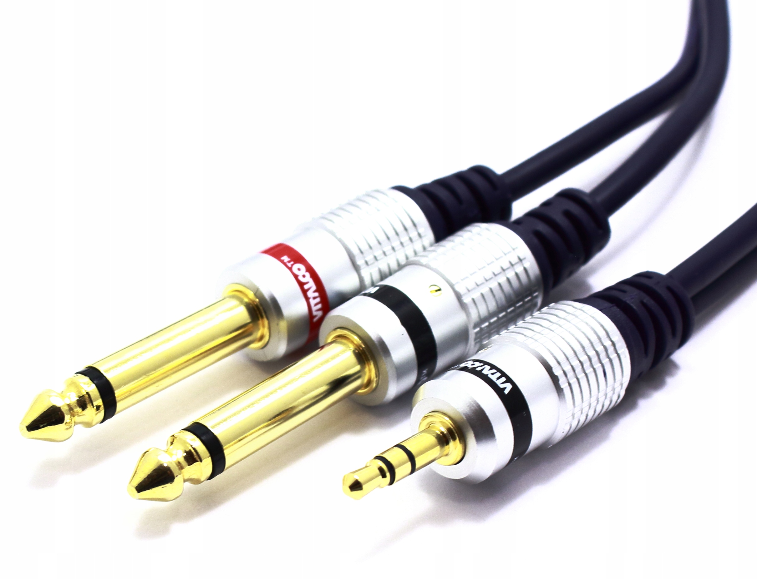 

Kabel Jack 3,5 2X Wtyk 6,3 Mono Vitalco MK71 3M