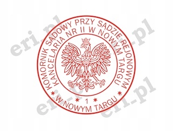 

Pieczątka Komornik Sądowy jakość Pro!