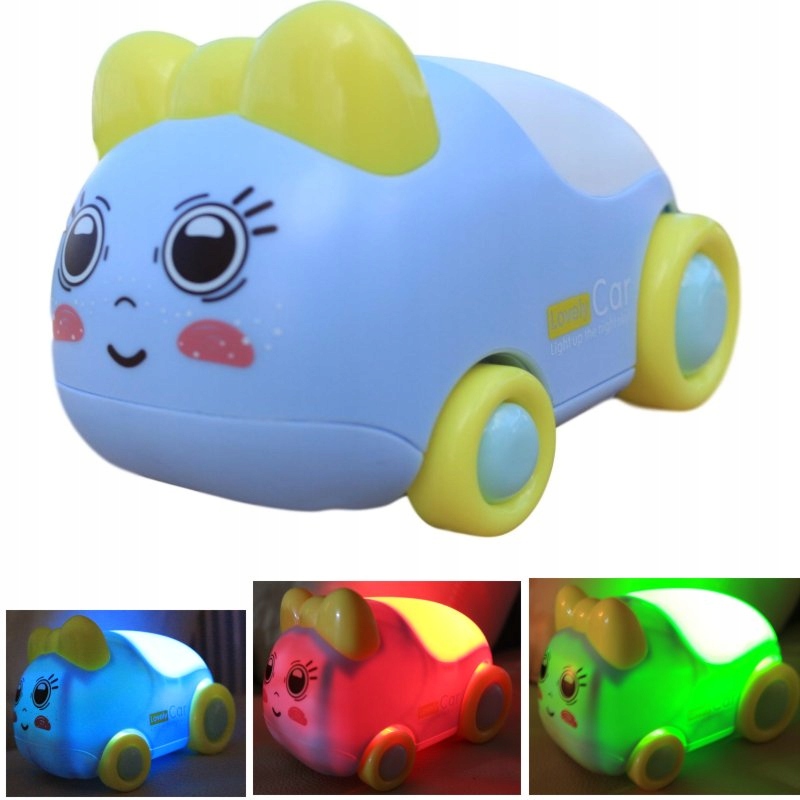 Lampka Niebieska nocna z akumulatorem LED muzyka