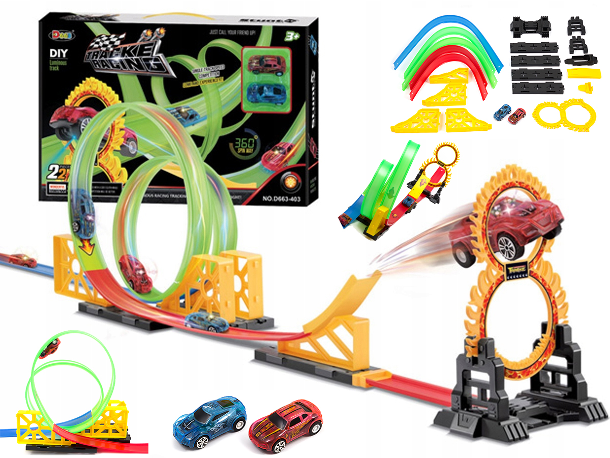 TOR SAMOCHODOWY 2 PĘTLA 360 WYRZUTNIA XXL