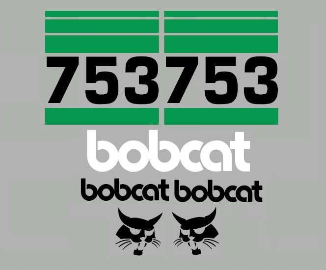 Samolepky s nálepkou Bobcat 753