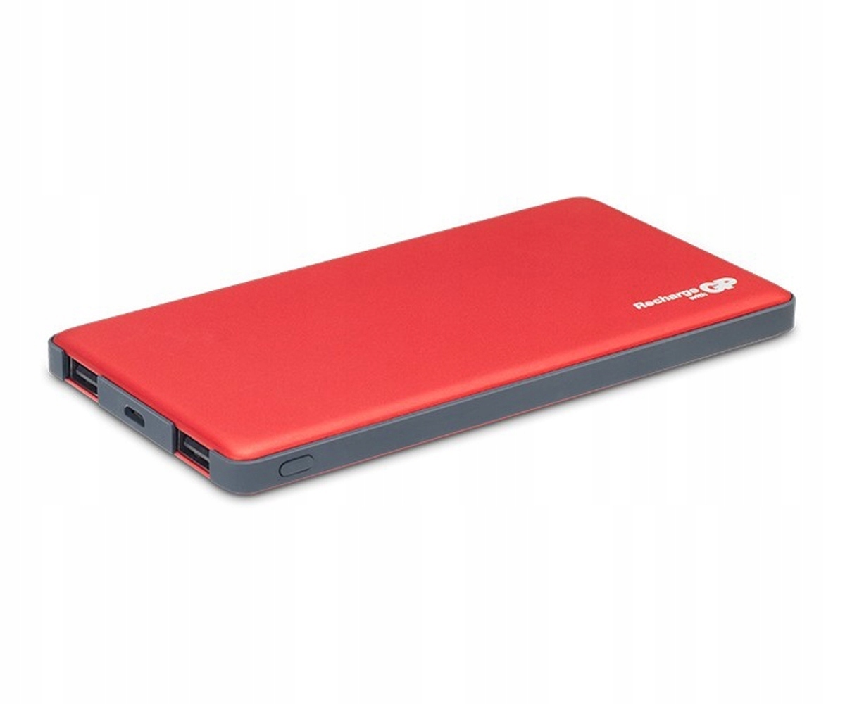 

Power Bank Gp 5000mAh 3,7V Li-Poly Usb Led red