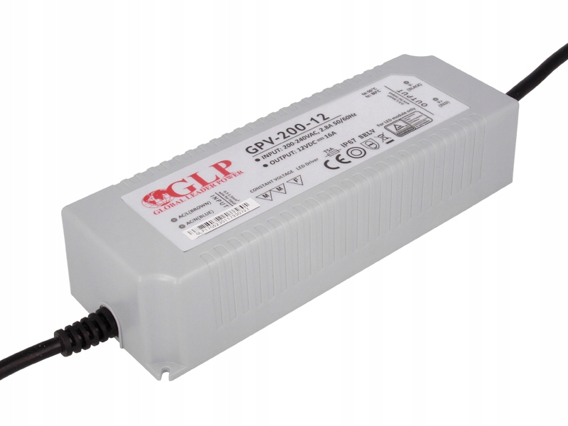 Napájecí zdroj pro Led pásky Gpv 12V 192W vodotěsný IP67