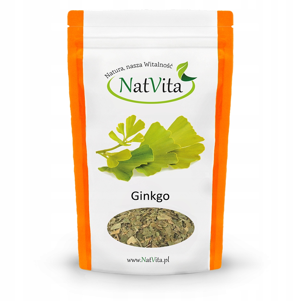 

Ginkgo Miłorząb Japoński liście 80g NatVita