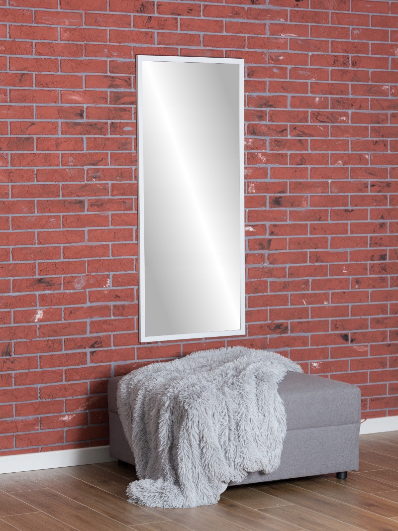 *Lustro 120x50 wąska rama 125x55 BIAŁE lub CZARNE Marka Profilmat