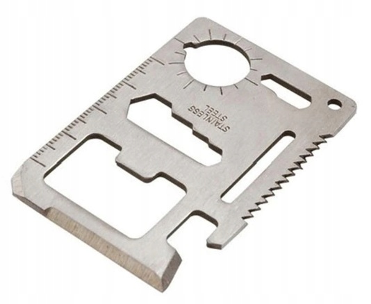 

Karta Przeżycia Przetrwania Survival Multitool Nóż