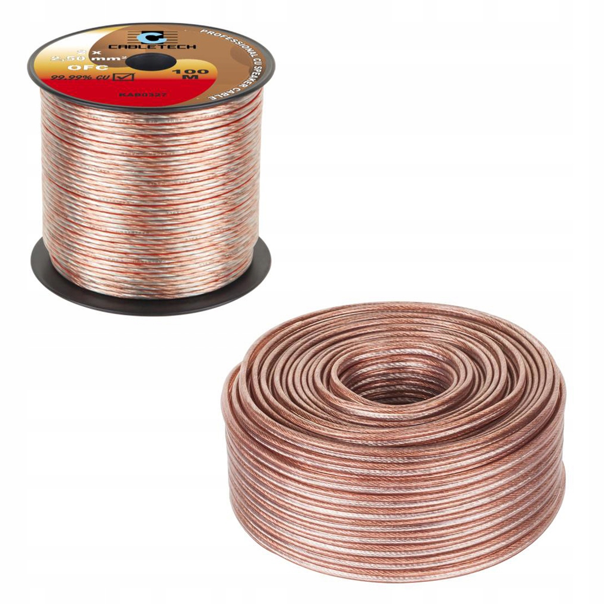 

Przewód Kabel Głośnikowy Cabletech Ofc 2x1.5mm
