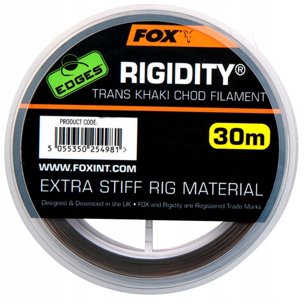 Fox Rigidity Chod Filament 0,53mm/25lb/11,3kg/30 m