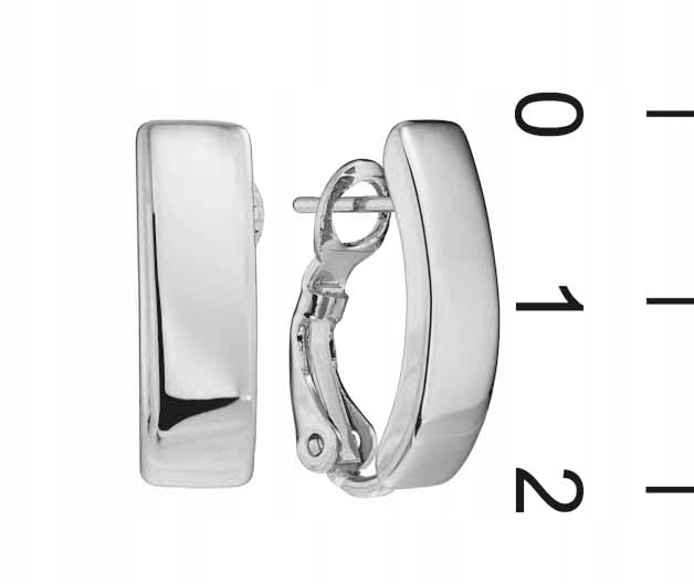 

kolczyki złote srebrne Colibra krótkie przy uchu