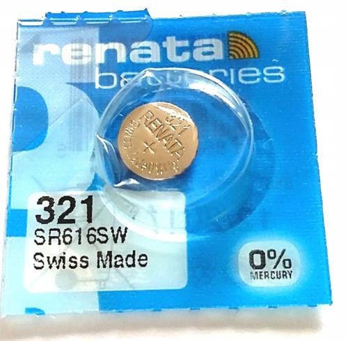 

Bateria Srebrowa Renata 321 SR616SW Swiss-made