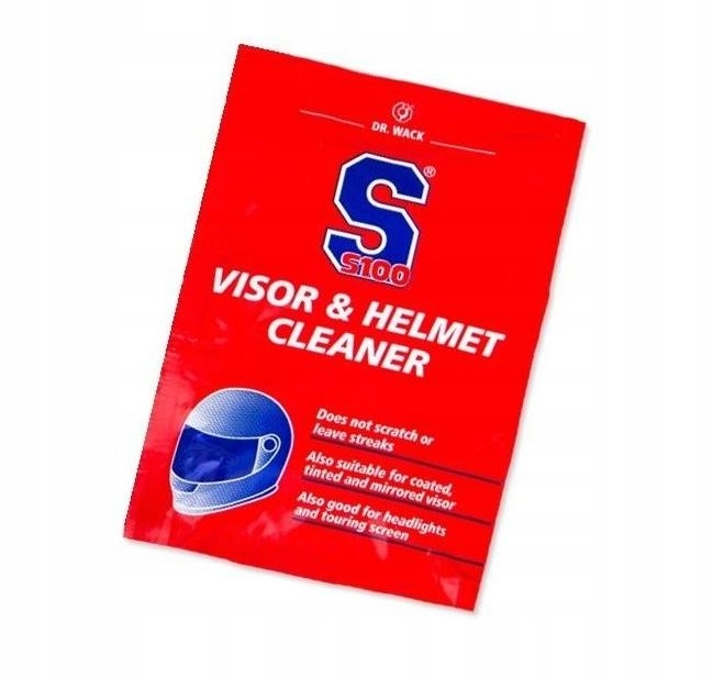 

S100 Visor & Helmet Cleaner Chusteczka 1szt.