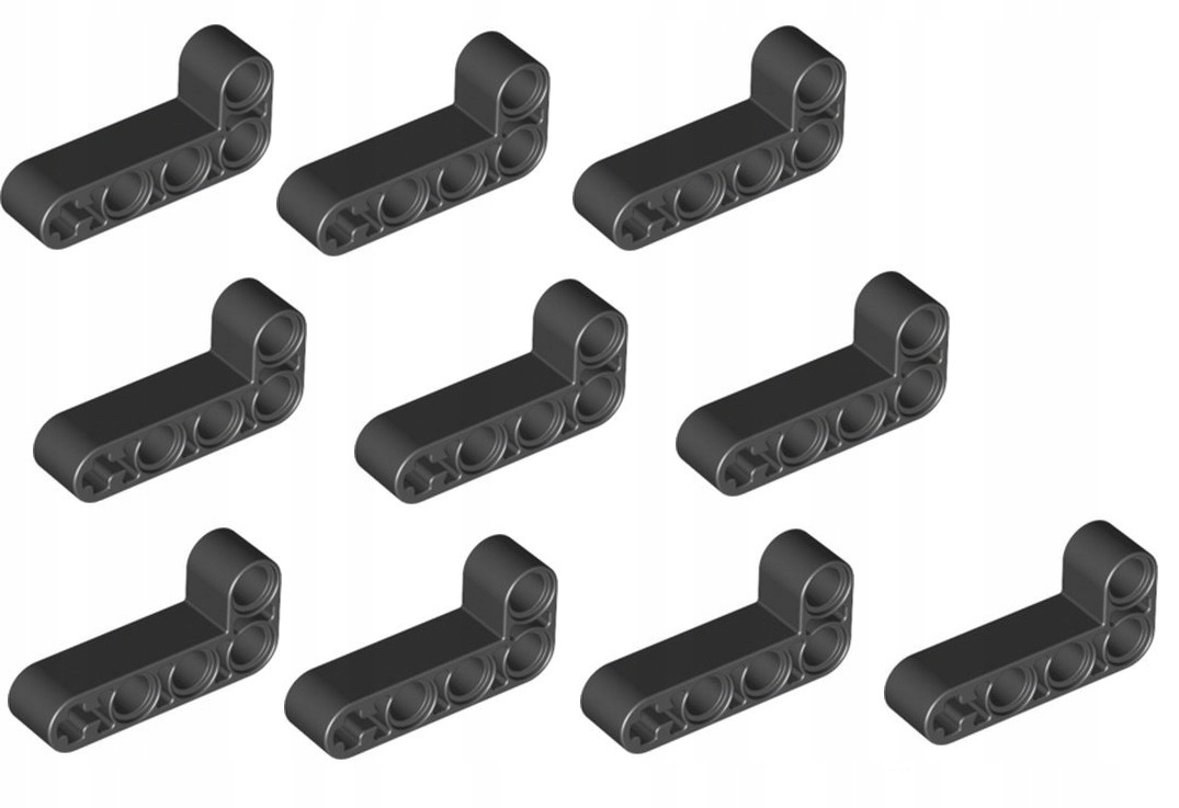 

Lego Technic 32140 4120017 liftarm 2x4 czarny