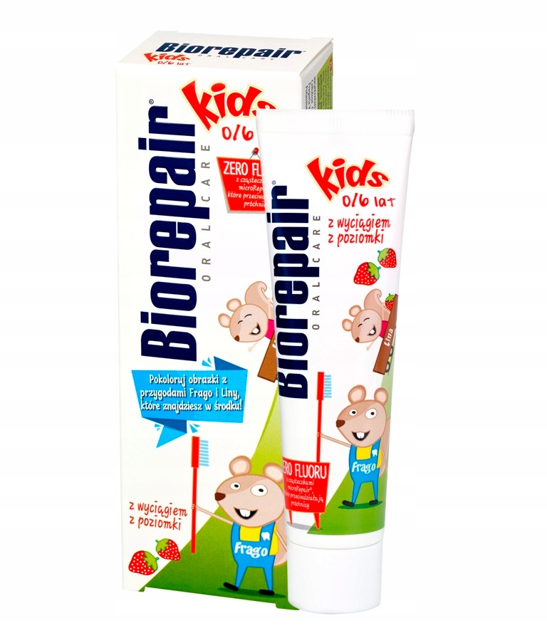 

Biorepair Kids 0-6 lat pasta dla dzieci bez fluoru