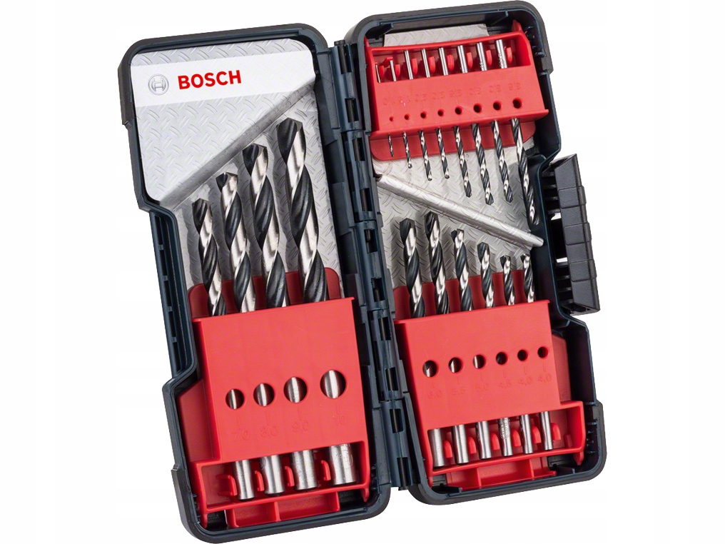 BOSCH Zestaw Wierteł HSS 18 sztuk Do Metalu Ø 1-10 mm W ToughBox — miniatura 7
