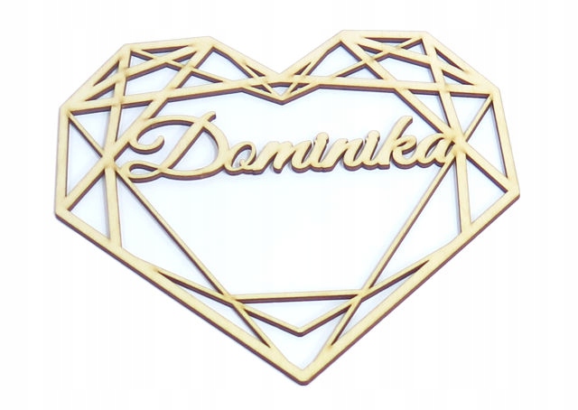 

Zawieszka Ażurowe Serce z Imieniem 20x20cm RS44