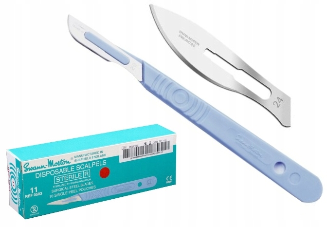 

Skalpel Chirurgiczny Ostrze Z Trzonkiem 24 x10