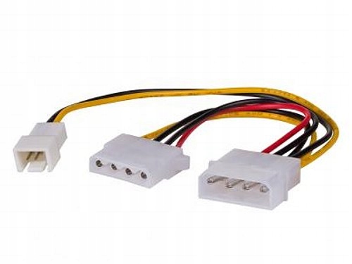 

Adapter Gniazdo Molex/ Wtyk Molex +2pin/12V