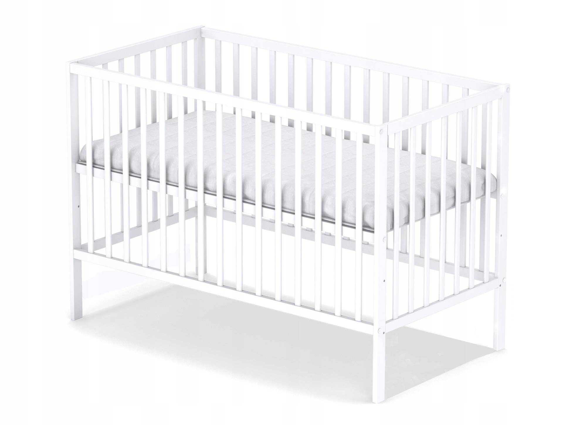 

Łóżeczko dziecięce Bobas Magda b/sz 120/60 białe
