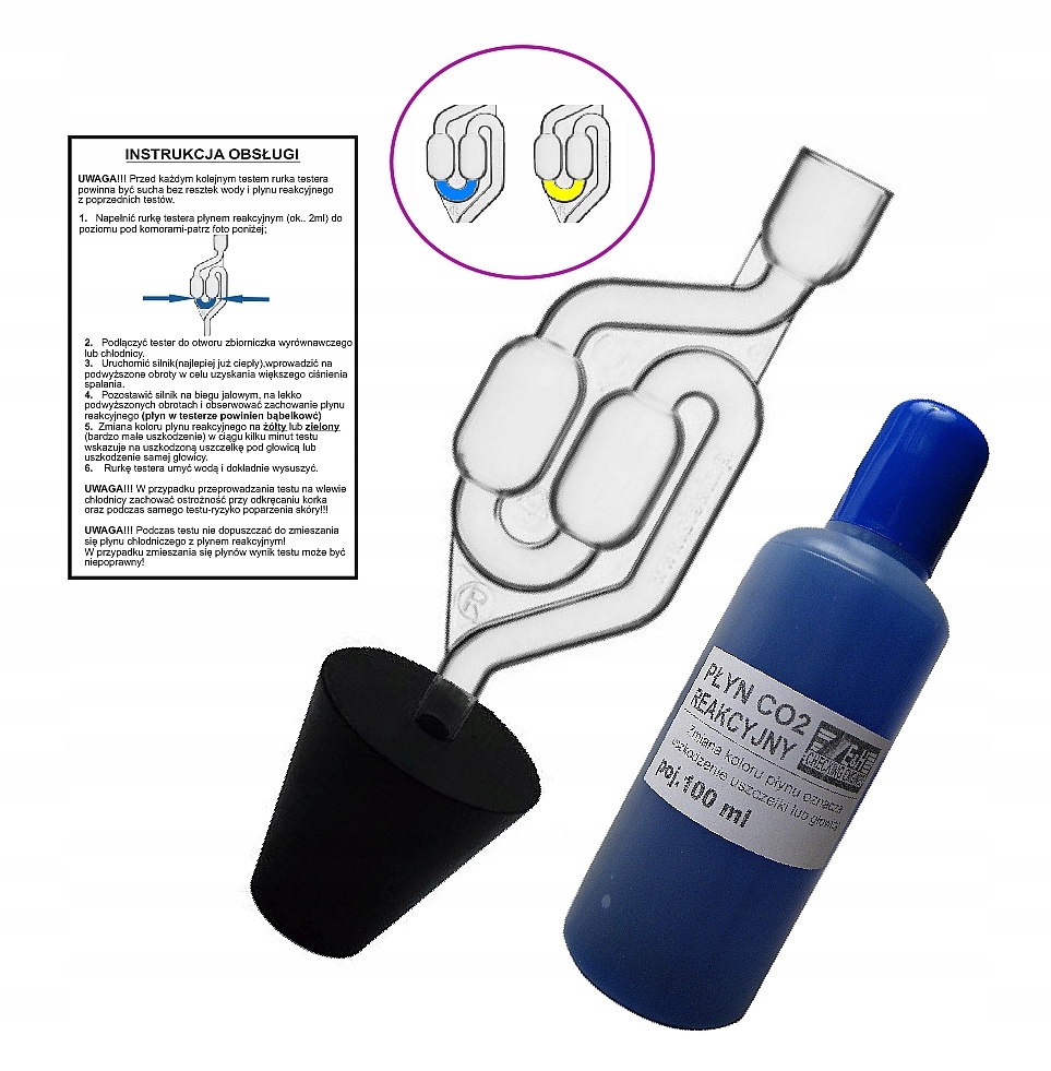 

Uniweralny Tester Uszczelki Pod GŁOWICĄ-lux zestaw
