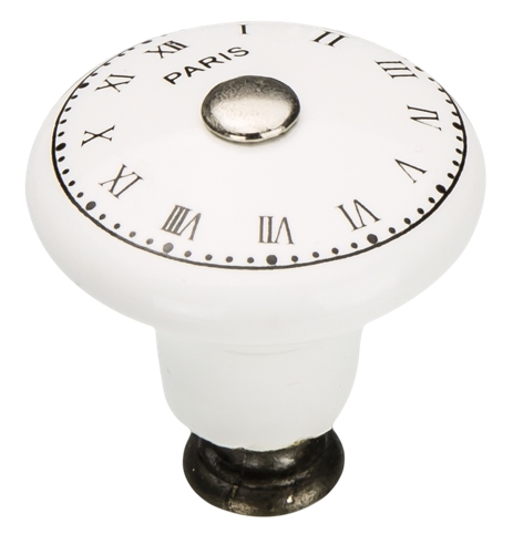 

Gałka Meblowa Paris Porcelana Biała