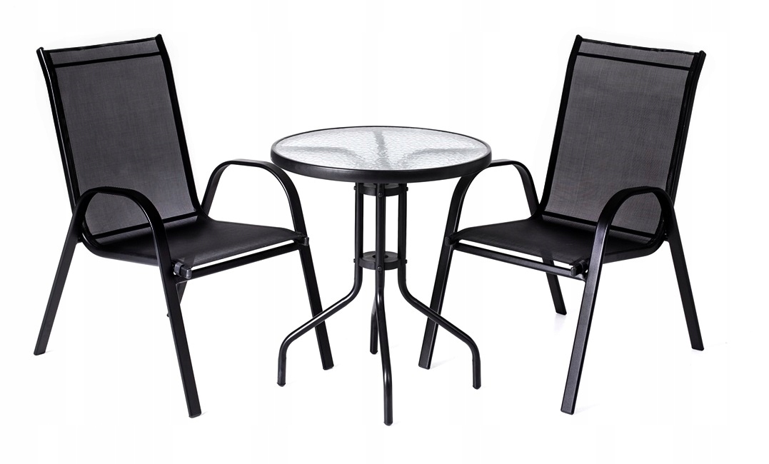 OGRODOWY STOLIK OKRĄGŁY SZKLANY STÓŁ NA TARAS Producent MAT-COMPANY