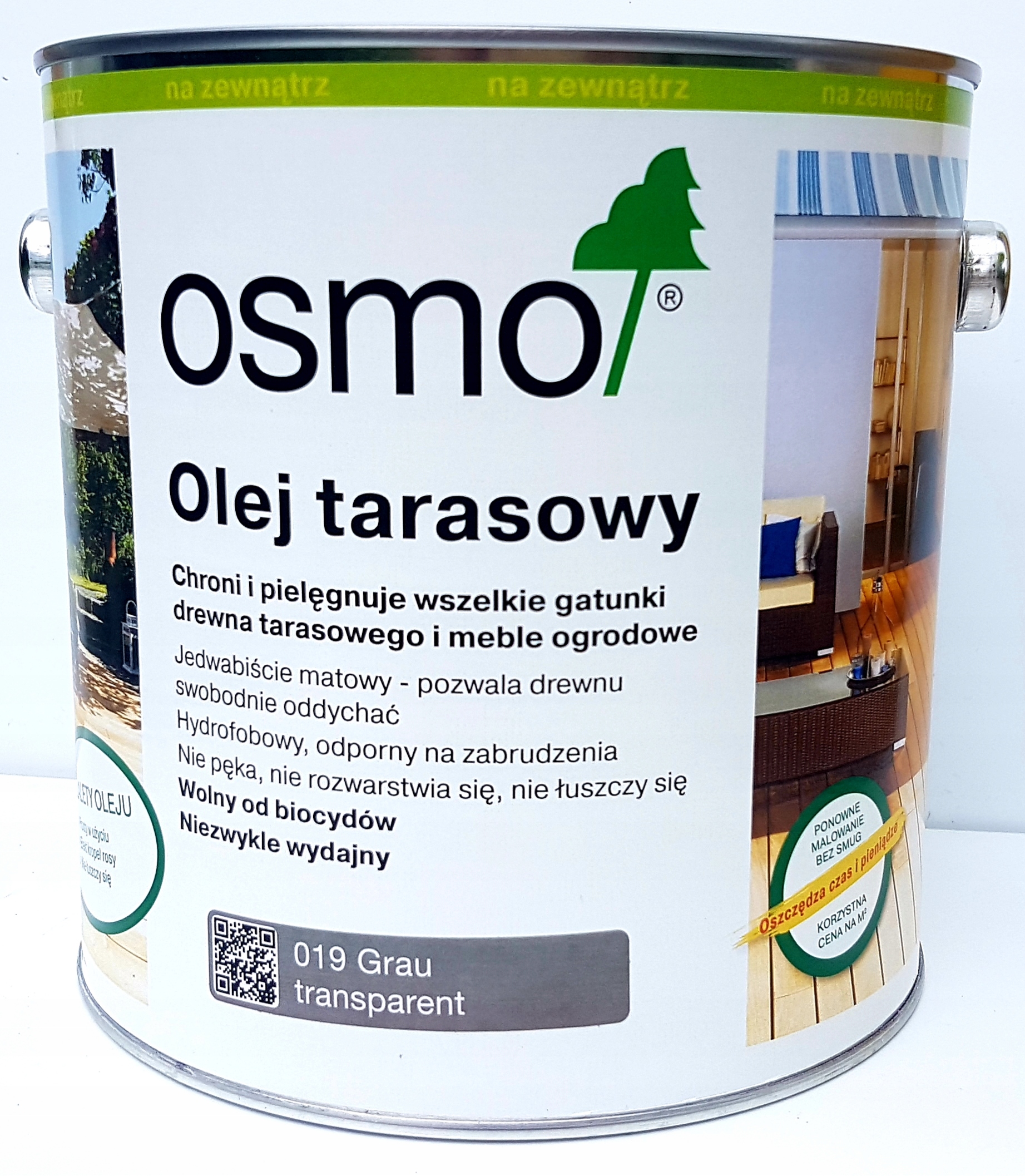 

Osmo 019 Olej Tarasowy 2,5l Szary
