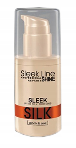 Stapiz Sleek Line Odżywka Jedwabna do Włosów Bez Spłukiwania 30 ml