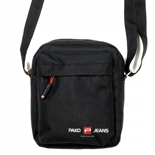 

Mała torba listonoszka na ramię czarna Pako Jeans