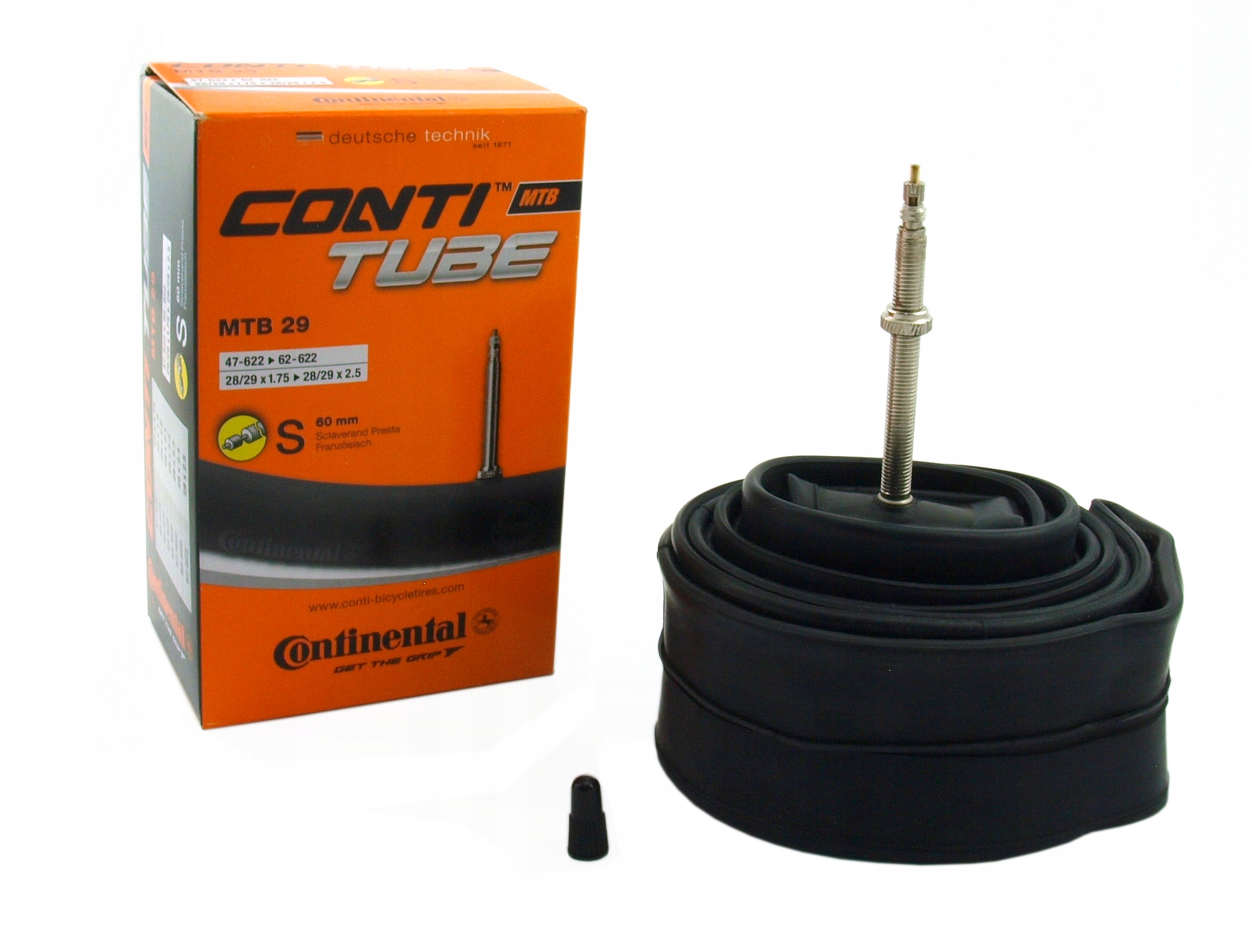 

Dętka Rowerowa 29 1,75-2,5 Presta 60mm Conti