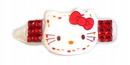 

Kotki Hello Kitty Diamenciki Czerwone Na Spinkach