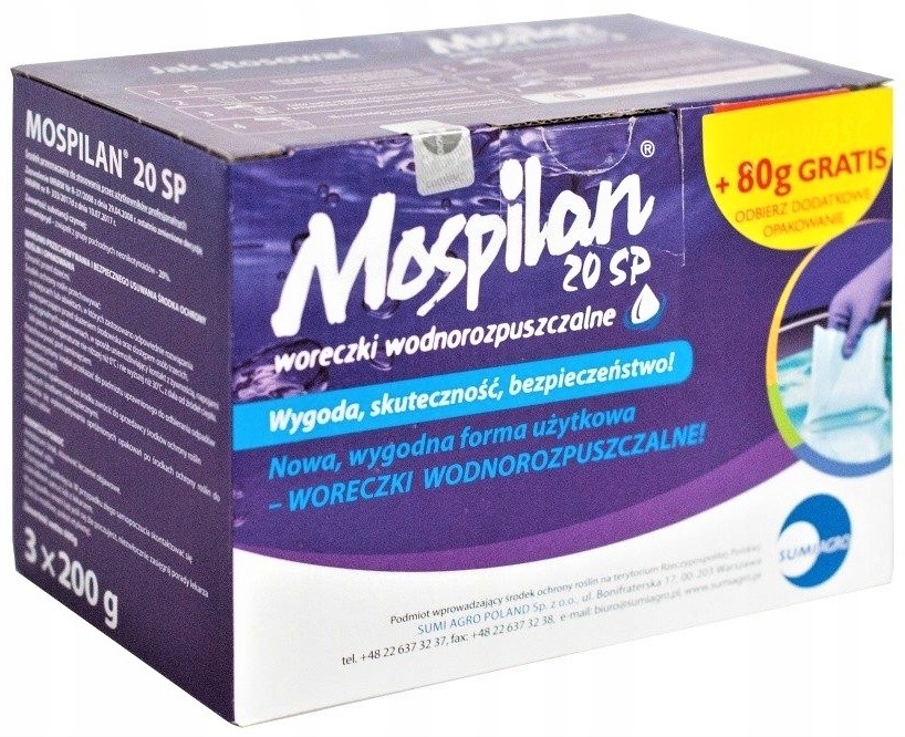 

Mospilan 20 Sp Skuteczny Środek Owadobójczy 680G