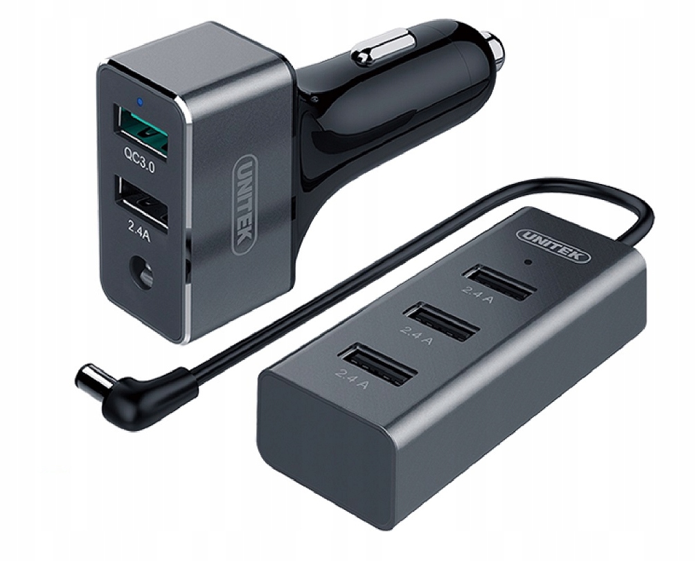 

Unitek Y-P530A+ Ładowarka 5xUSB Dwustrefowa Qc 3.0