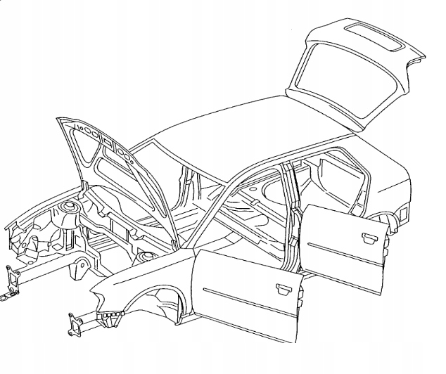 ЗАДНЯЯ КРЫШКА AUDI Q7m 2016-19 ГОД