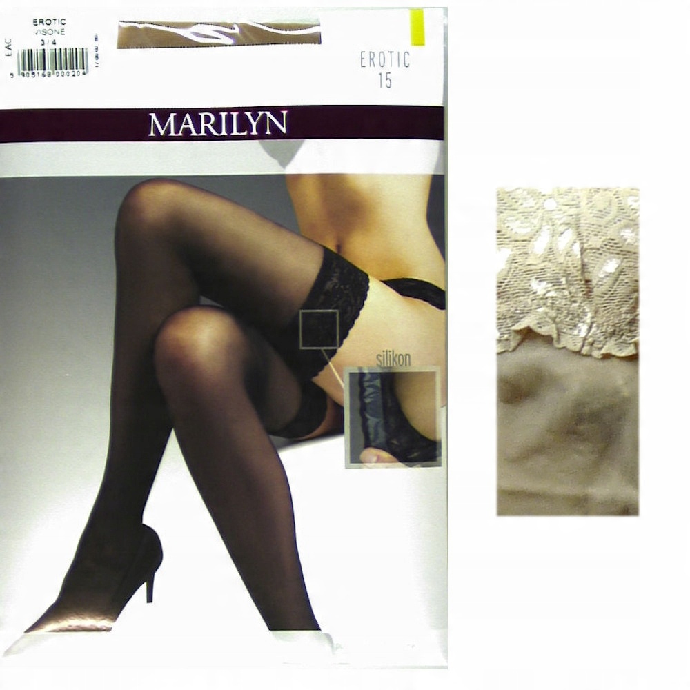 

Marilyn erotic 15 R1/2 ecri pończochy samonośne