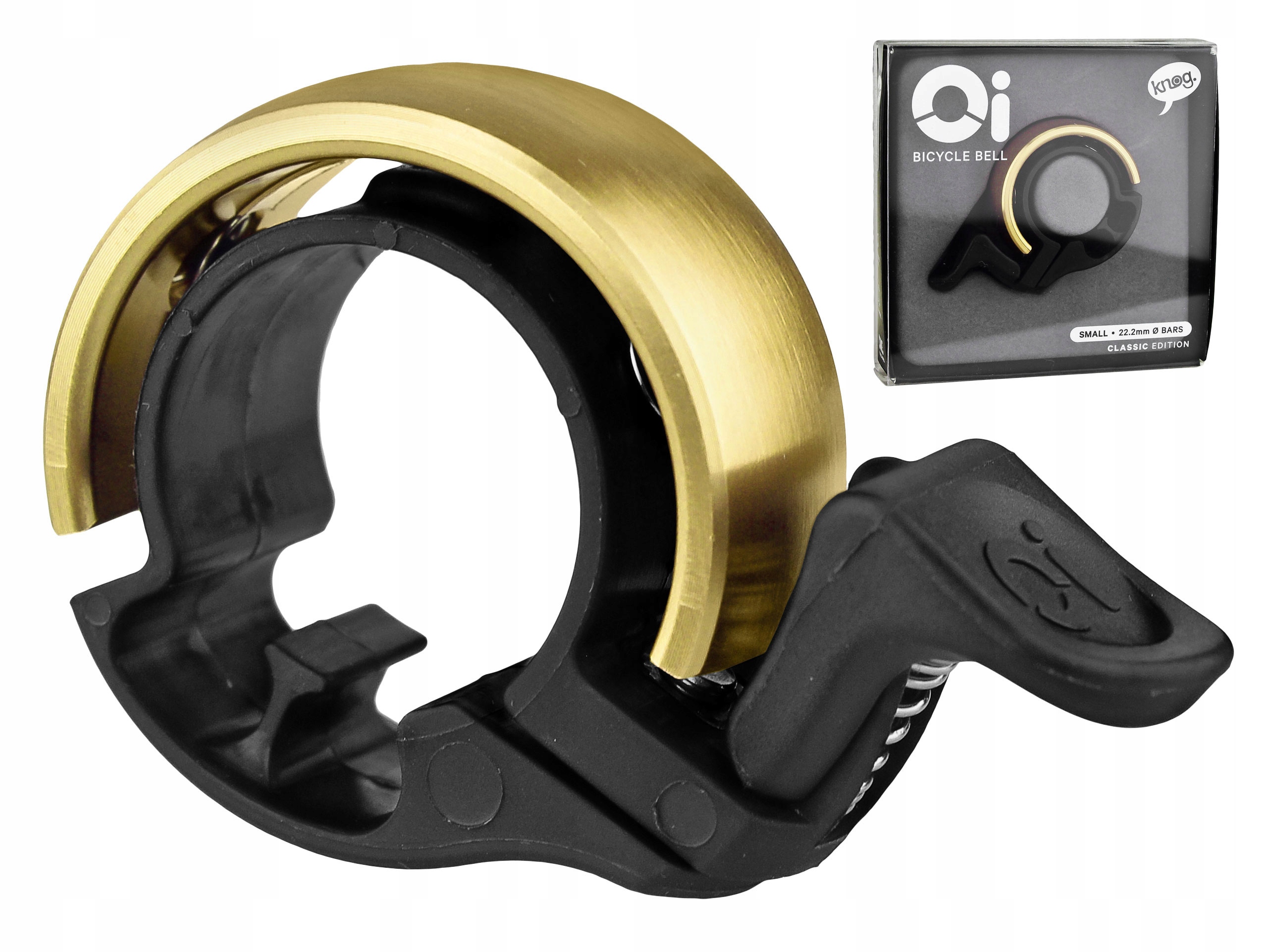 

Dzwonek Rowerowy Knog Oi Mały Mosiądz 22,2 MM