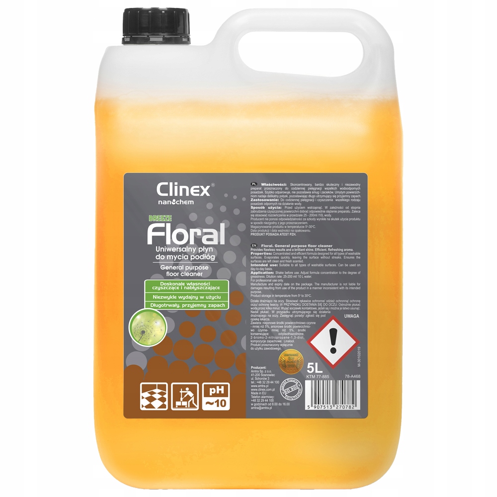 

Clinex Floral Breeze - Płyn do Mycia Podłóg 5L